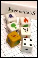 Dice : Dice - Game Dice - Elementalis by Tremorworks 2006 - JA Collection Mar 2024